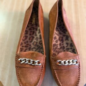 Vionic Brown Suede Mesa Loafers